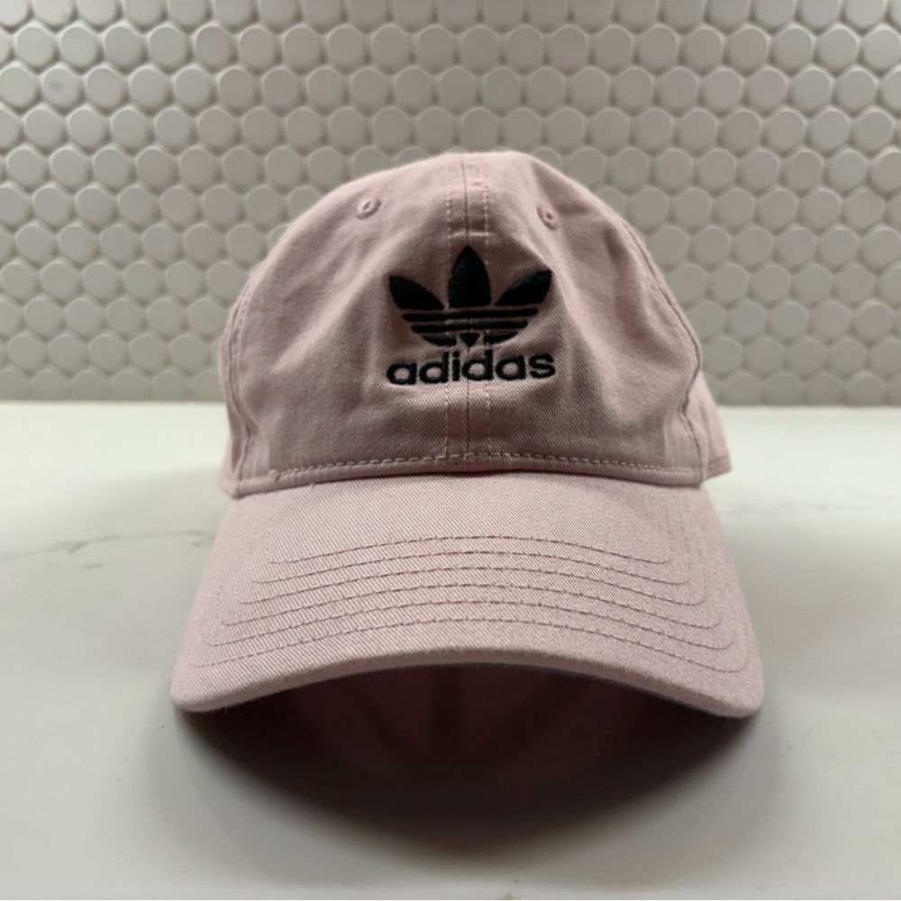 Adidas Women’s Light Pink Cap with Black Logo Hat